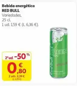 Alcampo RED BULL Bebida energética oferta