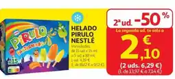 Alcampo Helado pirulo nestlé oferta