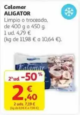 Alcampo ALIGATOR Calamar oferta