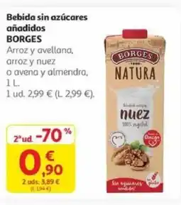 Alcampo BORGES Bebida sin azúcares añadidos oferta
