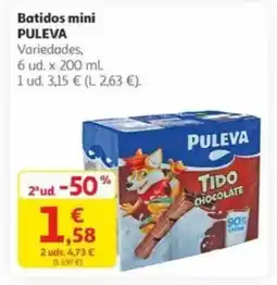 Alcampo PULEVA Batidos mini oferta
