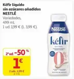 Alcampo NESTLÉ Kefir líquido sin azúcares añadidos oferta