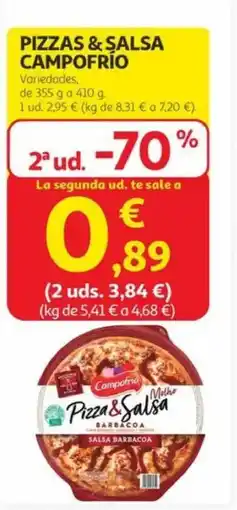 Alcampo CAMPOFRÍO Pizzas & salsa oferta