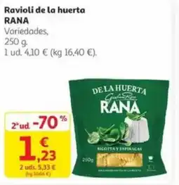 Alcampo RANA Ravioli de la huerta oferta