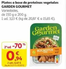 Alcampo GARDEN GOURMET Platos a base de proteínas vegetales oferta