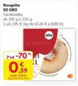 Alcampo DE ORO Rosquita oferta