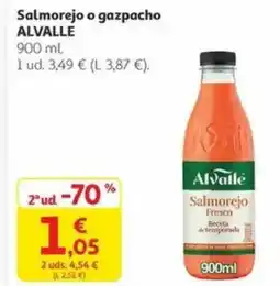Alcampo ALVALLE Salmorejo o gazpacho oferta