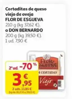 Alcampo FLOR DE ESGUEVA Cortaditas de queso viejo de oveja oferta