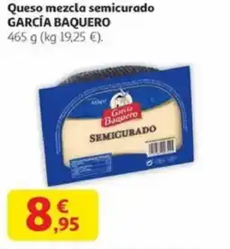 Alcampo GARCÍA BAQUERO Queso mezcla semicurado oferta