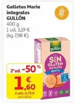 Alcampo GULLÓN Galletas María integrales oferta
