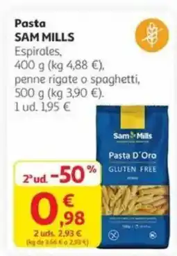 Alcampo SAM MILLS Pasta oferta