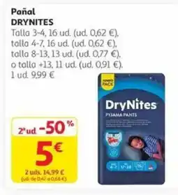 Alcampo DRYNITES Pañal oferta