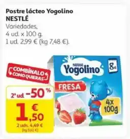 Alcampo NESTLÉ Postre lácteo Yogolino oferta