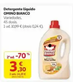 Alcampo OMINO BIANCO Detergente líquido oferta