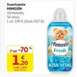 Alcampo MIMOSIN Suavizante oferta