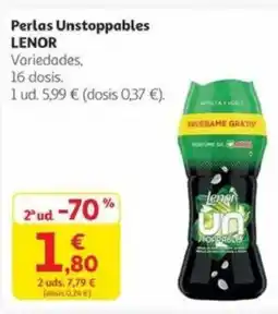 Alcampo LENOR Perlas Unstoppables oferta
