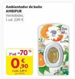 Alcampo AMBIPUR Ambientador de baño oferta