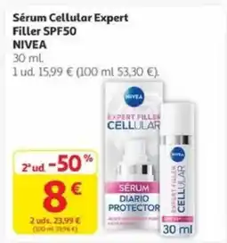 Alcampo NIVEA Sérum Cellular Expert Filler SPF50 oferta