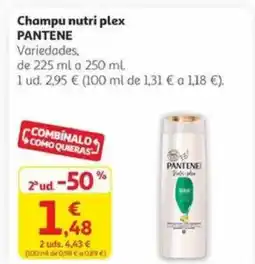 Alcampo PANTENE Champu nutri plex oferta