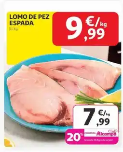 Alcampo Lomo de pez espada oferta