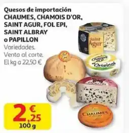 Alcampo Quesos de importación oferta