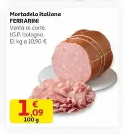 Alcampo FERRARINI Mortadela italiana oferta