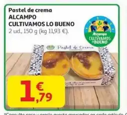 Alcampo ALCAMPO CULTIVAMOS LO BUENO Pastel de crema oferta