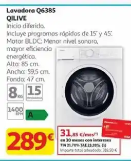 Alcampo QILIVE Lavadora Q6385 oferta
