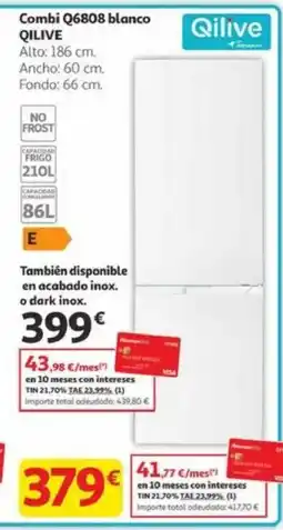 Alcampo QILIVE Combi Q6808 blanco oferta