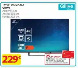 Alcampo QILIVE TV 43" Q43QA232 oferta