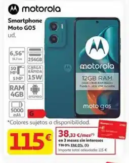 Alcampo MOTOROLA Smartphone Moto G05 oferta