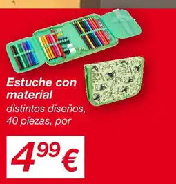 KIK Estuche con material oferta