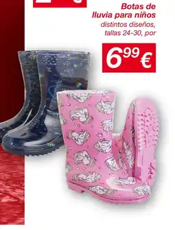 KIK Botas de lluvia para niños oferta