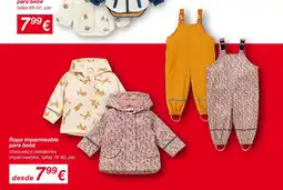 KIK Ropa impermeable para bebé oferta