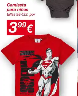 KIK Camiseta para niños oferta