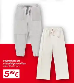 KIK Pantalones de chándal para niñas oferta