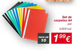 KIK Set de carpetas A4 oferta