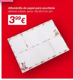 KIK Alfombrilla de papel para escritorio oferta