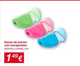 KIK Goma de borrar con sacapuntas oferta