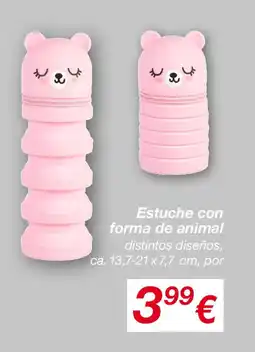 KIK Estuche con forma de animal oferta