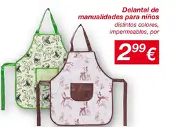 KIK Delantal de manualidades para niños oferta