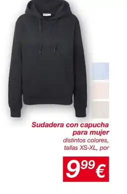 KIK Sudadera con capucha para mujer oferta