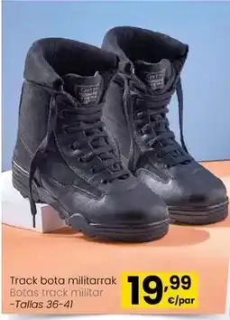 Eroski Botas track militar oferta