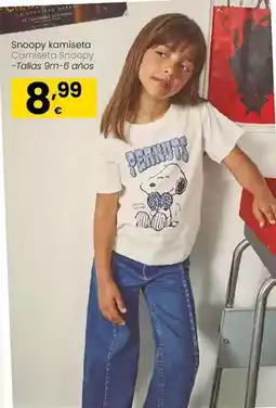 Eroski Camiseta snoopy oferta