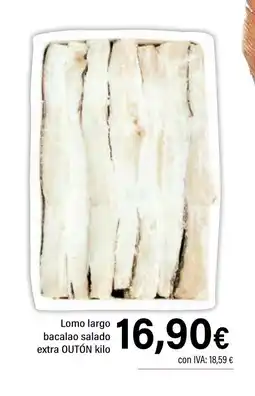 Cash Ifa OUTÓN Lomo largo bacalao salado extra oferta