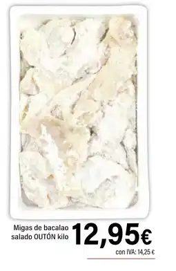 Cash Ifa OUTÓN Migas de bacalao salado oferta