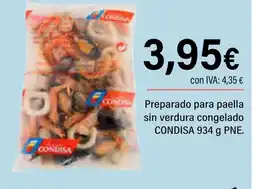 Cash Ifa CONDISA Preparado para paella sin verdura congelado oferta