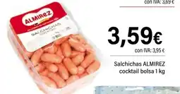 Cash Ifa ALMIREZ Salchichas cocktail bolsa oferta