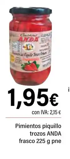 Cash Ifa ANDA Pimientos piquillo trozos oferta