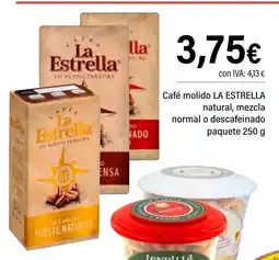 Cash Ifa LA ESTRELLA Café molido natural, mezcla normal o descafeinado oferta